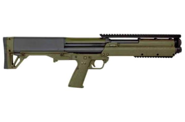 Image of Kel-Tec KSG 3in Tactical Pump Shotgun, 12 Gauge, 18.5in BBL, Synthetic Od Green Stock, 12RD Capacity, Parkerized Bi-Tone, KSGGRN