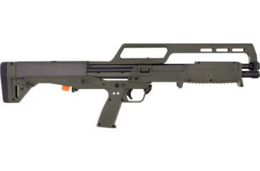 Image of Kel-Tec KSG 3in Tactical Pump Shotgun, .410 Bore, 18.5in BBL, Synthetic Green Stock, 14RD Capacity, Parkerized Black, KSG410GRN