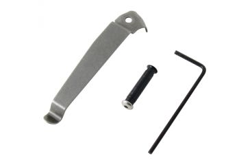 Image of Kel Tec P3AT Left Side Belt Clip Stainless Steel Right Hand Use