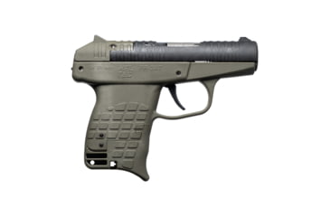 Image of Kel-Tec PR3AT Semi Auto Pistol, .380 Auto, 2.85 inch Barrel, Fixed, Black, Polymer, Green, 13 Round Capacity, PR3ATGRN
