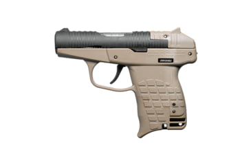 Image of Kel-Tec PR3AT Semi Auto Pistol, .380 Auto, 2.85 inch Barrel, Fixed, Black, Polymer, Tan, 13 Round Capacity, PR3ATTAN