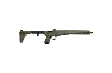 Image of Kel-Tec Sub-2000 Gen 3 Semi Auto Rifle, 9mm Luger, 16.25 inch Barrel, 1-10 Twist, Synthetic, Green, 15 Round Capacity, Green, SUB2K9MULTIGRN