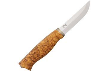 Image of Kellam Jouni 70 Fixed Blade Knife, 3.625in, Curly Birch Handle KLKPJ70