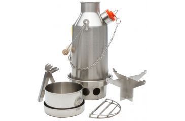 Image of Kelly Kettle Stainless Small Trekker - Basic Kit-Stainless Steel
