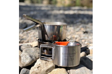 Image of Kelly Kettle Ultimate Base Camp Kit, Stainless Steel, 50119