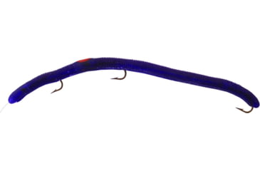 Image of Kellys Pier Boy Special Pre-Rigged Plastic Worm, 5 1/2in, 3 Number 6 Hooks, Purple Wild Grape, PBS101-PWG