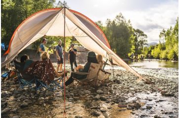 Image of Kelty Big Shady Tent, Fallen Rock / Mandarin Red, 40821119MD