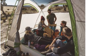 Image of Kelty Camp Cabin 6 Tent, White, One Size, 40817017