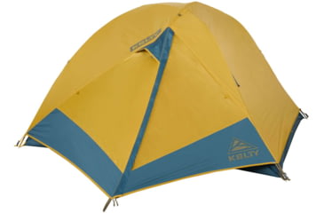 Image of Kelty Far Out 3 w/Footprint Tent, Olive Oil/Agean Blue, One Size, 40835322