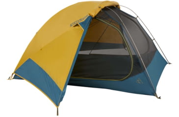 Image of Kelty Far Out 3 w/Footprint Tent, Olive Oil/Agean Blue, One Size, 40835322