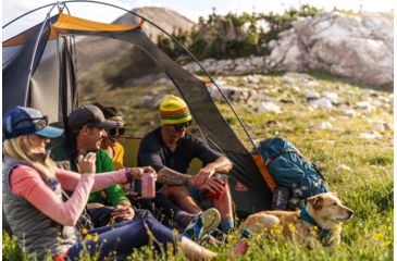 Image of Kelty Grand Mesa 4 Tent, One Size, Beluga/Golden Oak, 40811920