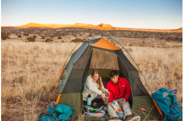 Image of Kelty Grand Mesa 4 Tent, One Size, Beluga/Golden Oak, 40811920