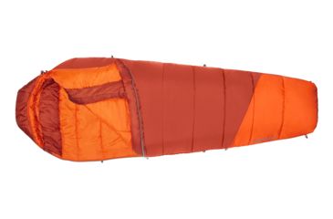 Image of Kelty Mistral 0 Deg Sleeping Bag, Red Ochre, Regular, 35415219RR