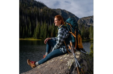 Image of Kelty Nena 60 Backpack - Womens, Deep Teal/Gold, 60 Liter, 22631624DT