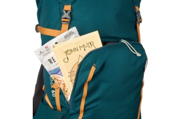 Image of Kelty Nena 60 Backpack - Womens, Deep Teal/Gold, 60 Liter, 22631624DT