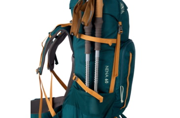 Image of Kelty Nena 60 Backpack - Womens, Deep Teal/Gold, 60 Liter, 22631624DT