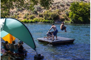 Image of Kelty Sunshade w/Side Wall Tent, Fallen Rock/Hydro, One Size, 40816720RK