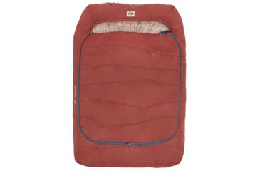 Image of Kelty Tru.Comfort Doublewide 2 Sleeping Bag, Brick Geo, Long, 35417119DWBI