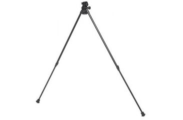 Image of Versa-Pod Model 54 20-31in Extended Sitting Bipod w/ Rubber Feet And Universal Adaptor, Black, 150-054
