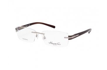 Image of Kenneth Cole KC0208 Eyeglass Frames - Matte Gun Metal Frame Color