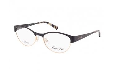 Image of Kenneth Cole KC0215 Eyeglass Frames - Matte Black Frame Color