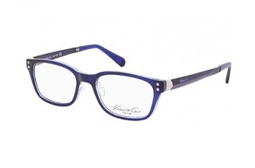 Image of Kenneth Cole KC0216 Eyeglass Frames - Blue Frame Color