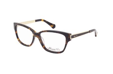 Image of Kenneth Cole KC0218 Eyeglass Frames - Dark Havana Frame Color