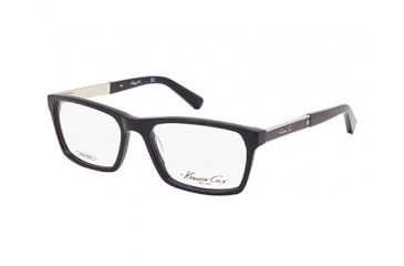 Image of Kenneth Cole KC0220 Eyeglass Frames - Shiny Black Frame Color