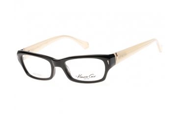 Image of Kenneth Cole KC0225 Eyeglass Frames - Shiny Black Frame Color