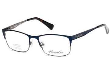 Image of Kenneth Cole KC0227 Eyeglass Frames - Matte Blue Frame Color