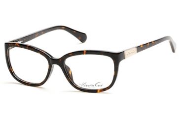 Image of Kenneth Cole KC0235 Eyeglass Frames - Dark Havana Frame Color
