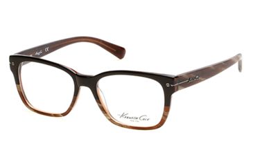 Image of Kenneth Cole KC0236 Eyeglass Frames - Dark Brown Frame Color