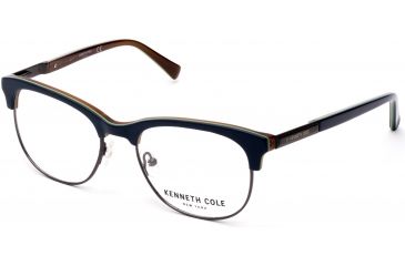 Image of Kenneth Cole KC0266 Eyeglass Frames - Matte Blue Frame Color, Matte Blue Lens Color