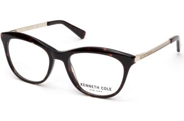Image of Kenneth Cole KC0276 Eyeglass Frames - Dark Havana Frame Color, Dark Havana Lens Color