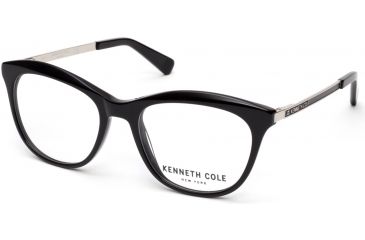 Image of Kenneth Cole KC0276 Eyeglass Frames - Shiny Black Frame Color, Shiny Black Lens Color