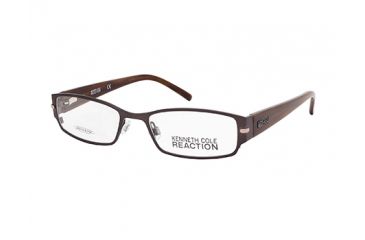Image of Kenneth Cole KC0748 Eyeglass Frames - Shiny Dark Brown Frame Color