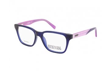 Image of Kenneth Cole KC0755 Eyeglass Frames - Shiny Blue Frame Color