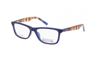 Image of Kenneth Cole KC0757 Eyeglass Frames - Shiny Blue Frame Color