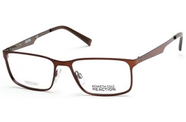 Image of Kenneth Cole KC0762 Eyeglass Frames - Dark Brown Frame Color