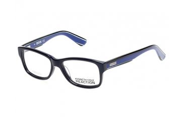 Image of Kenneth Cole KC0765 Eyeglass Frames - Shiny Blue Frame Color