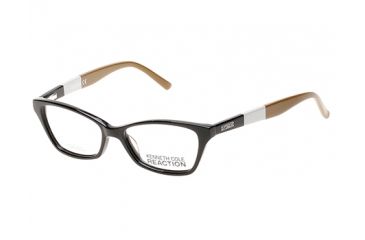 Image of Kenneth Cole KC0766 Eyeglass Frames - Shiny Black Frame Color