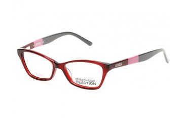 Image of Kenneth Cole KC0766 Eyeglass Frames - Shiny Bordeaux Frame Color