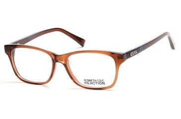 Image of Kenneth Cole KC0776 Eyeglass Frames - Shiny Dark Brown Frame Color