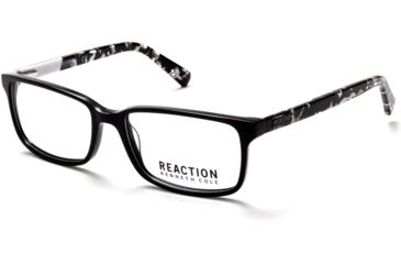 Image of Kenneth Cole KC0807 Eyeglass Frames - Shiny Black Frame Color, Shiny Black Lens Color