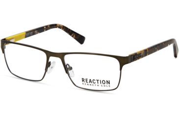 Image of Kenneth Cole KC0808 Eyeglass Frames - Matte Dark Green Frame Color