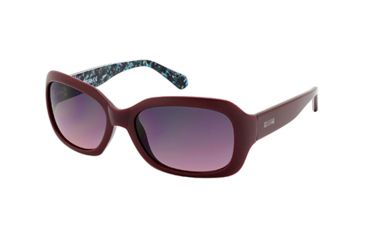 Image of Kenneth Cole KC2722 Sunglasses - Shiny Dark Brown Frame Color, Gradient Smoke Lens Color