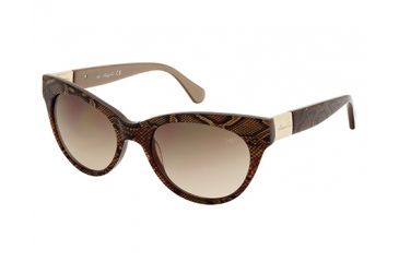 Image of Kenneth Cole KC7124 Sunglasses - Animal Frame Color, Gradient Brown Lens Color