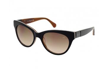 Image of Kenneth Cole KC7124 Sunglasses - Black Frame Color, Gradient Brown Lens Color