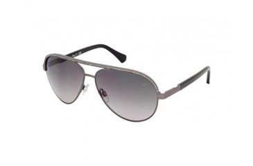 Image of Kenneth Cole KC7129 Sunglasses - Matte Dark Ruthenium Frame Color