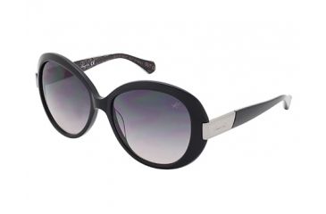 Image of Kenneth Cole KC7138 Sunglasses - Shiny Black Frame Color, Gradient Smoke Lens Color